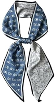 Silk Head Scarf for Hair Fashion Headwrap for Women Lightweight Neck Tie