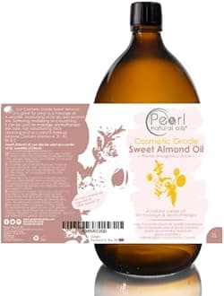 Cosmetic Grade Sweet Almond Oil GMO free, Vegan, 1 litre