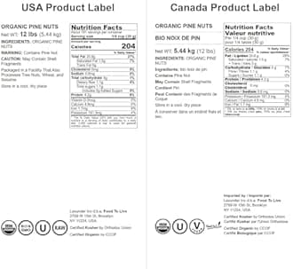 Food to Live - Organic Pine Nuts, 12 Pounds Non-GMO, Whole Raw Pignolias, Unsalted, No Shell, Vegan, Kosher, Bulk Snack. Rich in Vitamin E, Protein.