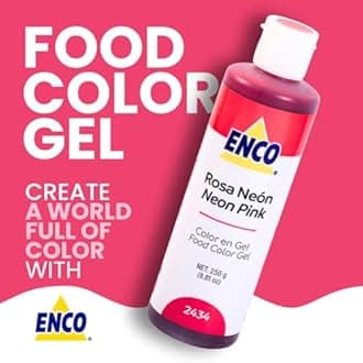 ENCO GEL FOOD COLOR 8.8 OZ (NEON PINK 2434)