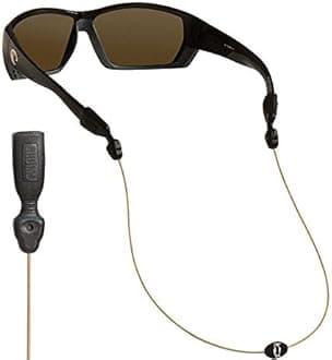 Chums Orbiter Eyewear Retainer - Lightweight Stainless Steel Cable Glasses Strap (Gold)