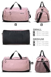 Fitgriff® Sports Gym Bag for Men and Women - with Shoe Compartment & Wet Pocket - Fitness Bag