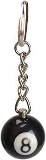 Ball Key Chains Eight Ball Billiards Fashion Keychain (1 pc)