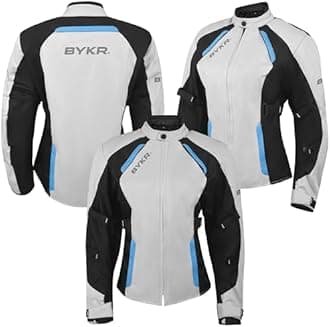 BYKR Womens Motorcycle Jacket For Women Ladies Motorsports Enduro Biker Adventure CE Armored Powersports Protective Jackets