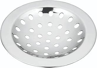 CHILLY-S Stainless Steel Floor Drain Cover/Jali/Grating for Bathrooms, Open Area, Kitchen Sinks and Wash Basins (127mm (5"), Pisto Super)