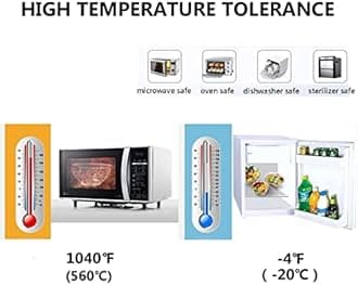 Homwin Glass Mixing Bowls with Lids Set, 8 Pieces Glass Salad Bowl Set with Lids(0.6QT,1.1QT,2.2QT,4QT) High Brosilicate Microwave Bowls for Kitchen Baking, Prepping Serving and Storage, Great Gift