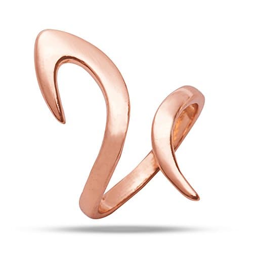 Creative Opening Adjustable Snake Ring, Rose Gold Silver Copper Ring