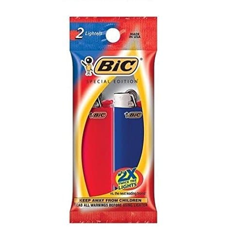 Bic Lighter Assorted Colors, 2 Piece