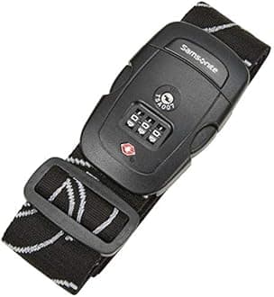 Samsonite Travel Sentry 3-Dial Combination Luggage Strap