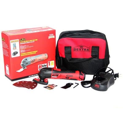 Dextra 15030 12-Volt Lithium-Ion Cordless Multi-Tool Kit
