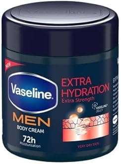 Vaseline Men Extra Hydration Moisturizing Body Cream For Dry Skin 400 ml