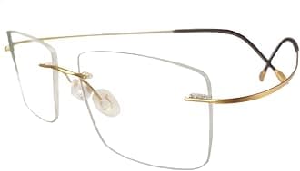 Circleperson Rimless Titanium Eyeglass frames Men Hingeless Light weight 55-18-140