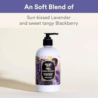 Blackberry Lavender, 16 Oz: Camille Beckman Silken Body Cream, Blackberry Lavender, 16 Ounce