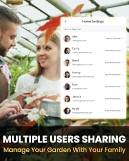 RAINPOINT WiFi Hose Timer, Smart Water Timer for Garden, Drip Irrigation Controller System with Wi-Fi Hub Automatic Manual Watering, Alexa APP Voice Control