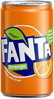 Fanta Orange Soft Drink Can 150 ml (Pack of 24)