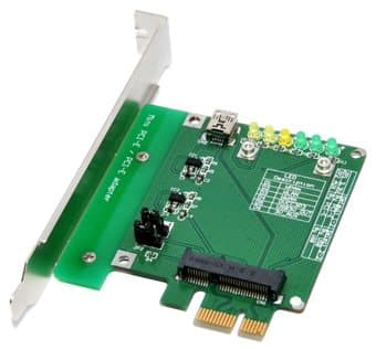 Bplus MP1 : Mini PCI-E (mPCIe) / PCI-E Adapter
