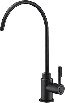 Drinking Water Faucet Brass, Oil Rubbed Bronze RO Faucet for Under Sink Water Filter System Reverse Osmosis Non-Air Gap for Kitchen Bar