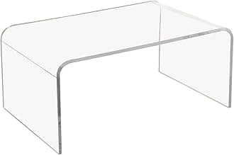 Small Coffee Table Clear Acrylic Coffee Table Coffee Table For Small Space End Table Center Table Sofa Table Tea Table Modern Minimalist Side Table For Living Room (Size : 50 * 30