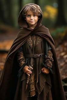 HOMELEX Renaissance Costume for Boys - Kids Medieval Cloak With Hood Halloween Ranger Wizard Elven Hooded Cape Robe