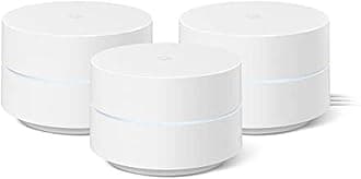 Google Wifi AC1200 Mesh WiFi System Wifi Router 4500 Sq Ft Coverage. 3 pack, GA02434-US, GOWIFI3, 3-عبوة