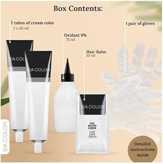 Sea Color Permanent Hair Dye Set (2 tubes in a box) - Baby Blonde 0.2, 185ML