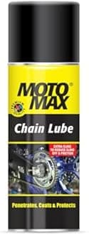 Motomax Chain Lube Spray 400 ml|Bike Chain Lubricant, Protects from rust - Chain, sprockets for Bikes, Cycle, Cars|Avoid Sling Off & Prevent Chain breakage| Extended Chain Life