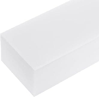 8" x 3" x 2" HDPE Plastic Sheet, High Density Polyethylene Sheet Cutting Board White Solid Block, [for DIY, Home Floor]