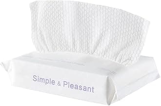 50pcs Disposable Cotton Face Towel Multipurpose Towels Cleansing Towelettes Wet & Dry Use Small Pack for Travel
