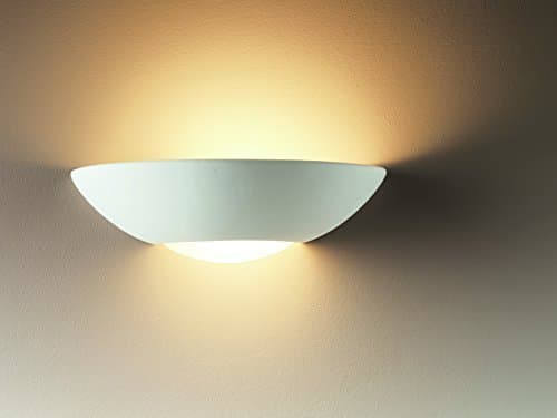 Wall Uplighter in White - Paintable