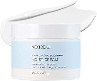 Hyaluronic Solution Moist Face Cream [3.52 Oz / 100g] Hyaluronic Acid Korean skincare Deep hydrating for Day Cream & Night Cream & Hydrating Cream & Moisturizing Cream