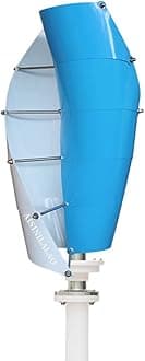 10000W Wind Turbine Generator Kit, Free Energy Windmill Vertical Axis Wind Turbine Generator 24V 48V 96V 3 Phase Generator for Home Use (Color : 48V)