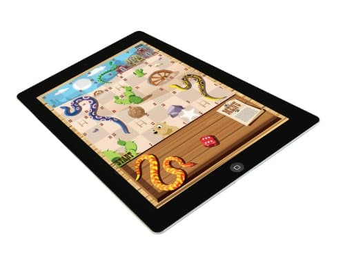 Ipieces App and Interactive Game Compatible with iPad/2/3/4 with Retina Display - Snakes & Ladders