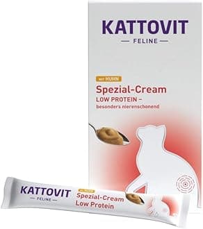 Kattovit Special Cream Niere/Renal with Chicken | 3-Pack | 3 x 6 x 15 g | Complementary feed for adult cats | Completely free from sugar, colorants, and preservatives
