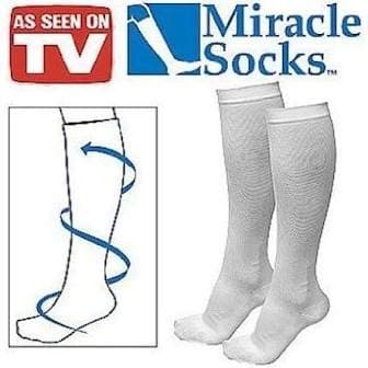 Miracle Socks Antifatigue Compression Socks (Large/ XLarge)