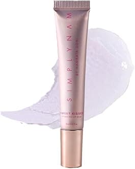 SIMPLYNAM Sweet Kisses Hydrating Lip Balm | Vegan Hydrating Lip Butter | With Jojoba Oil and peptides | 3-in-1 Formula for Long Lasting Hydration | Non-Sticky | High Gloss | Clear - Sugar