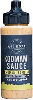 Koo Mami Spicy Mayo Umami Bomb - Mayonnaise with Chili & Authentic Asian Flavor Hot Sauce - Elevate any Dish Like Sushi, Ramen, Sandwich, Chipotle & more w/this Japanese Mayo Sauce
