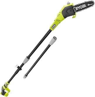 RYOBI P4360BTL ONE+ 8 in. 18-Volt Lithium-Ion Battery Pole Saw (Tool Only)