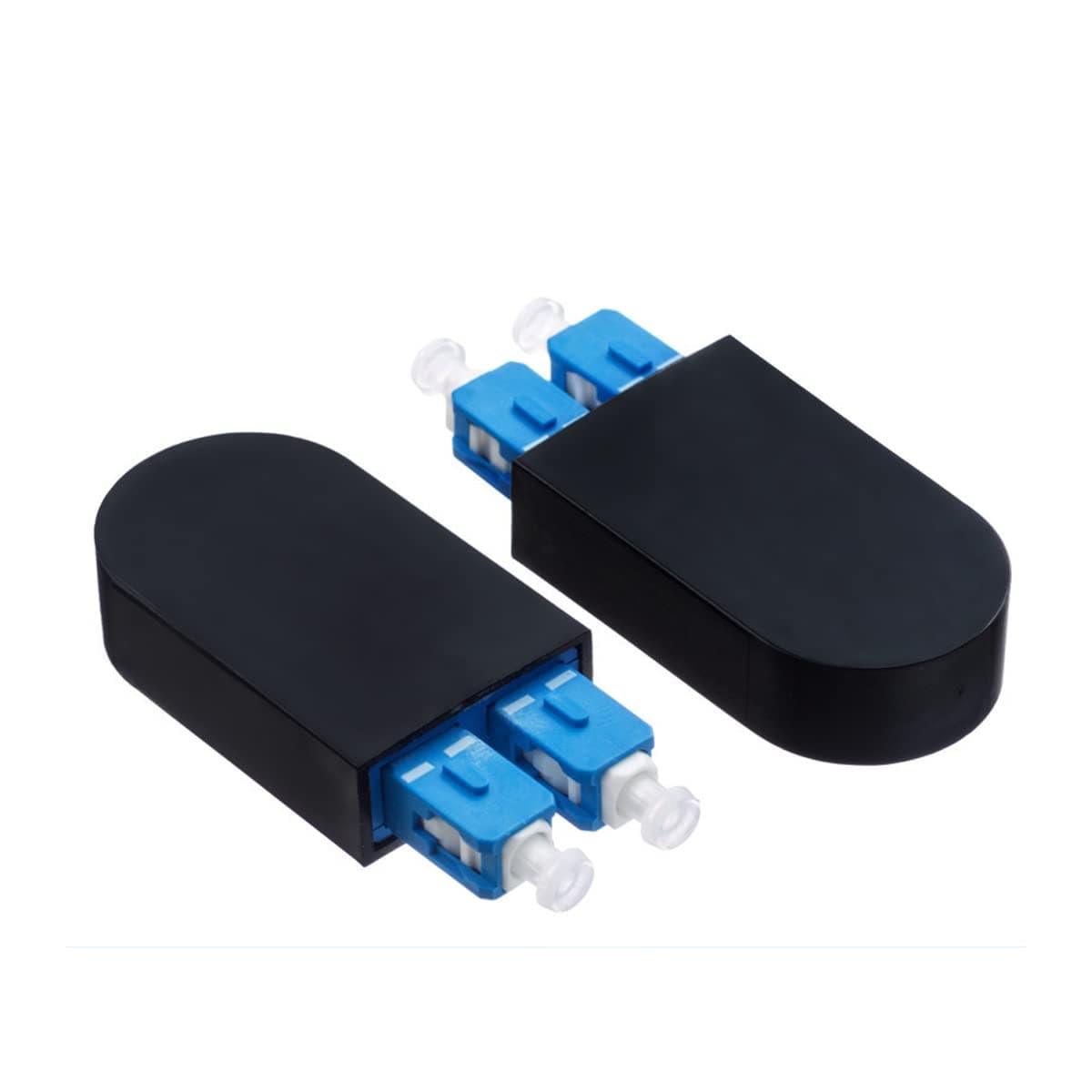 2pcs SC/UPC Loopback Adapter, Single Mode Fiber Optic Loopback Adapter SC/UPC Interface Circuitors Signal Loopback Connector - Singlemode 9/125 Test Plug for Testing Applications