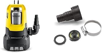 Karcher SP 22000 Dirt Submersible Pump with Level Sensor – Powerful 1000W Water Pump for Dirty Water Removal up to 22,000 l/h