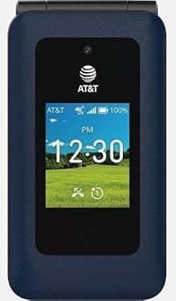 Cingular Flex 2 Smart Flip, 4GB, Unlocked Phone (Classic Navy)