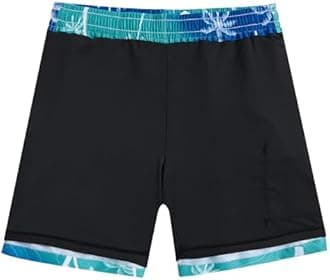 TUONROAD Boys Swim Trunks with Compression Liner Quick Dry Board Shorts with Boxer Brief Lined Bathing Suit 8-20 Years