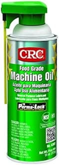 CRC 03081 General Purpose Food Grade Machine Oil Spray, (Net Weight: 11 oz.) 16oz Aerosol
