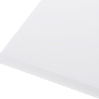 152 x 152 x 12mm HDPE Plastic Sheet, High Density Polyethylene Sheet Cutting Board White Solid Block, [for Marine, DIY, Home Floor]