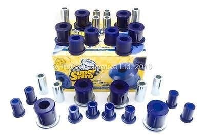 SuperPro Polyurethane Front, Rear Control Arm, Leaf Spring Bush Kit KIT5177K