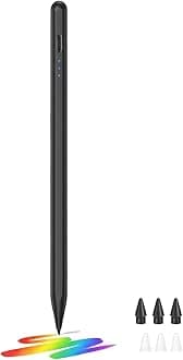 Stylus Pen for iPad 2018-2026, 3X Fast Charge Active Pencil for iPad A16 10th/9th/8th/7th/6th Gen, iPad Air 11/13 M2/M3/5/4/3, Pro 11/12.9/13 M4, Mini 5/6/A17 Pro, w/Palm Rejection &Tilt Sensitivity