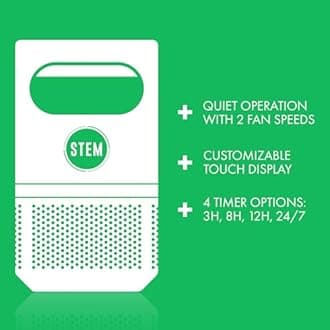 STEM Flying Insect Fan Trap for Indoor Bug Control, Attracts Mosquitoes, Fruit Flies, and House Flies, Plug-in Fan with UV Light, Starter Kit Includes 2 Devices and 10 Glue Traps