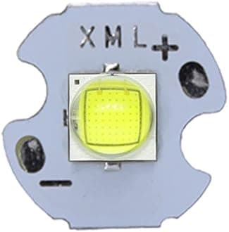 AETOOL - 10W Cold White Cree XML2 XM-L2 T6 LED Light Diode Lamp+20mm/22mm DC3.7V 12𝖵 Driver DIY Flashlight (LED14mm White PCB 22mm 5 Mode Driver)