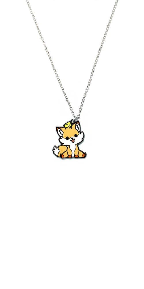 Doki Fox Sitting Necklace