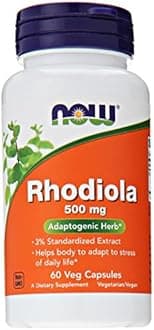 Now Foods - Rhodiola Extract 500 Mg. 60 Vegetarian Capsules 53175