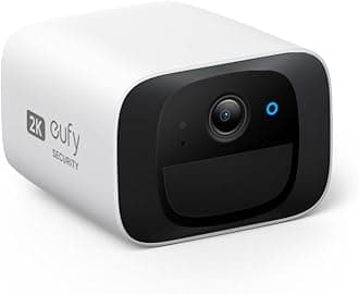 eufy Security C210 SoloCam, Wireless Outdoor Camera, 2K Resolution, No Monthly Fee, Wireless, 2.4 GHz Wi-Fi, HomeBase 3 Compatible